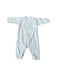A Blue Onesies from Petit Bateau in size 0-3M for neutral. (Back View)