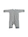 A Blue Onesies from Petit Bateau in size 0-3M for neutral. (Back View)