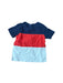 A Navy Short Sleeve T Shirts from Janie & Jack in size 12-18M for boy. (Back View)