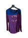 A Navy Long Sleeve T Shirts from Seraphine in size S for maternity. (Front View)