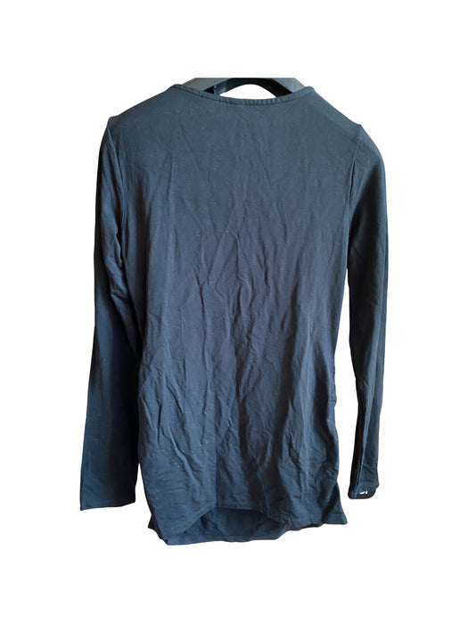 A Black Long Sleeve Tops from Seraphine in size XS for maternity. (Back View)