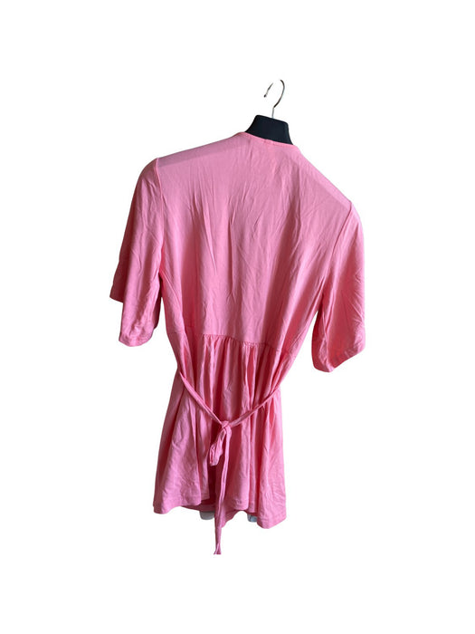 A Pink Short Sleeve Tops from Seraphine in size XS for maternity. (Back View)