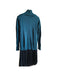 A Teal Sweater Dresses from Seraphine in size XS for maternity. (Back View)