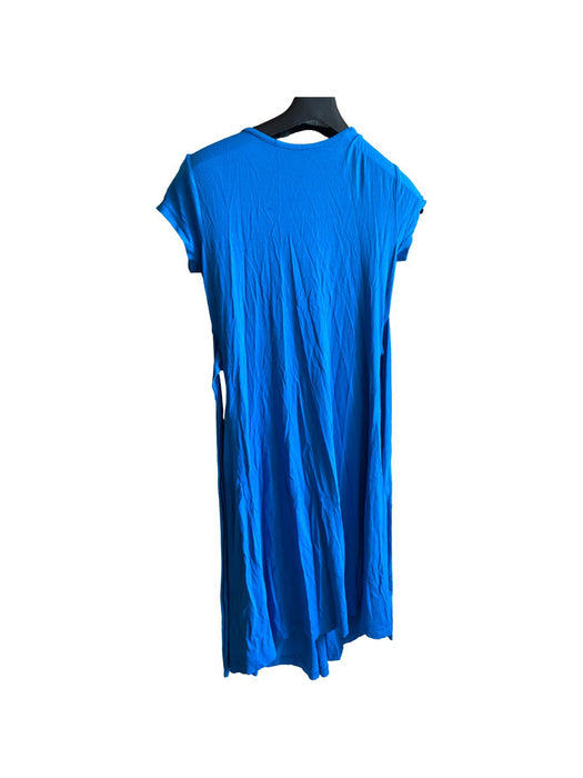 A Blue Short Sleeve Dresses from Seraphine in size XS for maternity. (Back View)