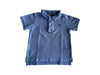 A Blue Short Sleeve Polos from Polo Ralph Lauren in size 18-24M for boy. (Front View)
