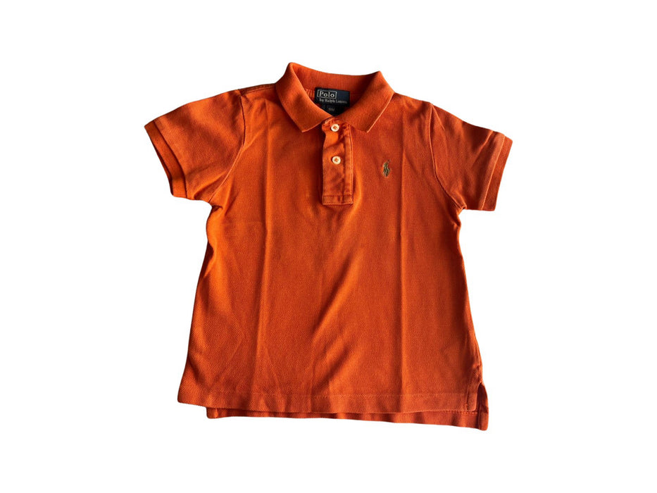 A Orange Short Sleeve Polos from Polo Ralph Lauren in size 18-24M for boy. (Front View)