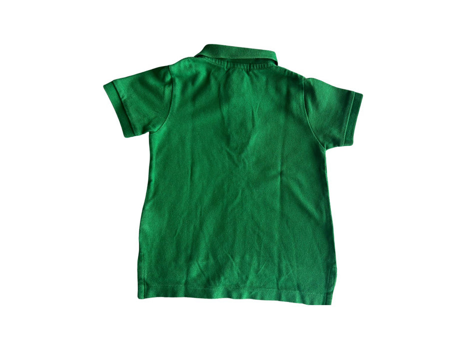 A Green Short Sleeve Polos from Polo Ralph Lauren in size 12-18M for boy. (Back View)