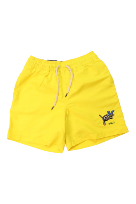 A Yellow Swim Shorts from Polo Ralph Lauren in size 8Y for boy. (Front View)