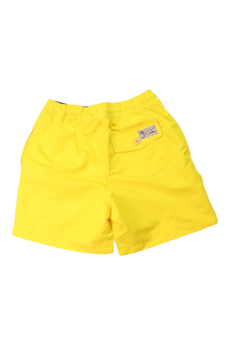 A Yellow Swim Shorts from Polo Ralph Lauren in size 8Y for boy. (Back View)