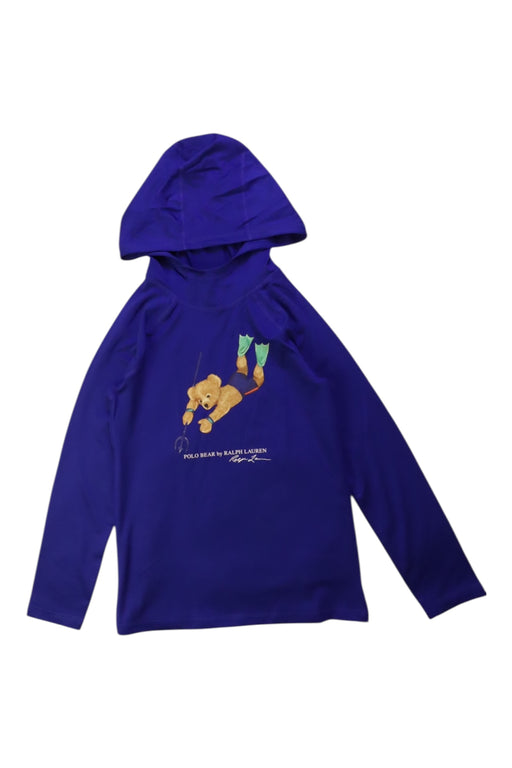 A Blue Active Tops from Polo Ralph Lauren in size 7Y for boy. (Front View)