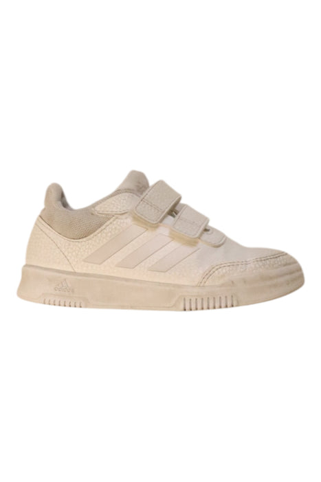 A Beige Sneakers from Adidas in size 5T for neutral. (Front View)
