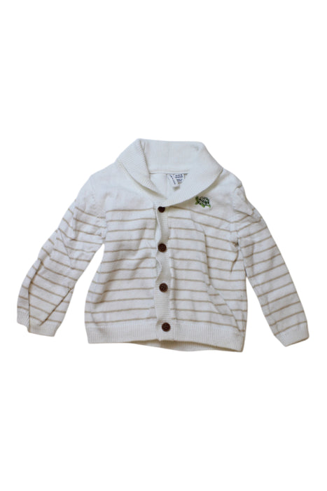 A Beige Cardigans from Janie & Jack in size 12-18M for boy. (Front View)