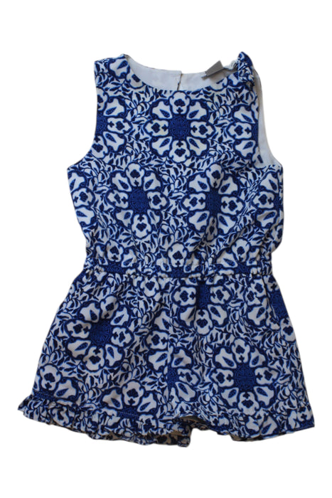 A Blue Sleeveless Rompers from Vineyard Vines in size 4T for boy. (Front View)