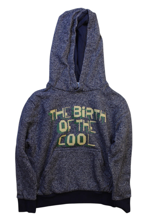 A Blue Hooded Sweatshirts from Bonpoint in size 4T for boy. (Front View)