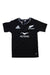 A Black Short Sleeve T Shirts from Adidas in size 5T for boy. (Front View)