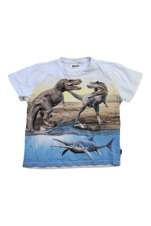 A Multicolour Short Sleeve T Shirts from Molo in size 5T for boy. (Front View)