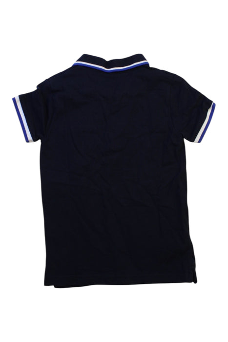 A Navy Short Sleeve Polos from Mayoral in size 3T for boy. (Back View)