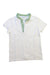 A White Short Sleeve Polos from Nicoletta Fanna in size 5T for boy. (Front View)
