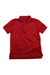 A Red Short Sleeve Polos from Polo Ralph Lauren in size 4T for boy. (Front View)