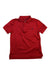 A Red Short Sleeve Polos from Polo Ralph Lauren in size 4T for boy. (Front View)