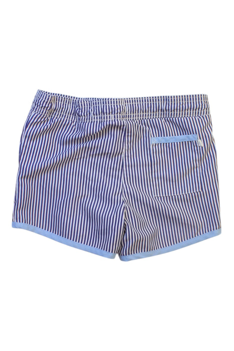 A Blue Swim Shorts from Minnow in size 6T for boy. (Back View)