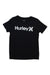 A Black Short Sleeve T Shirts from Hurley in size 6T for boy. (Front View)