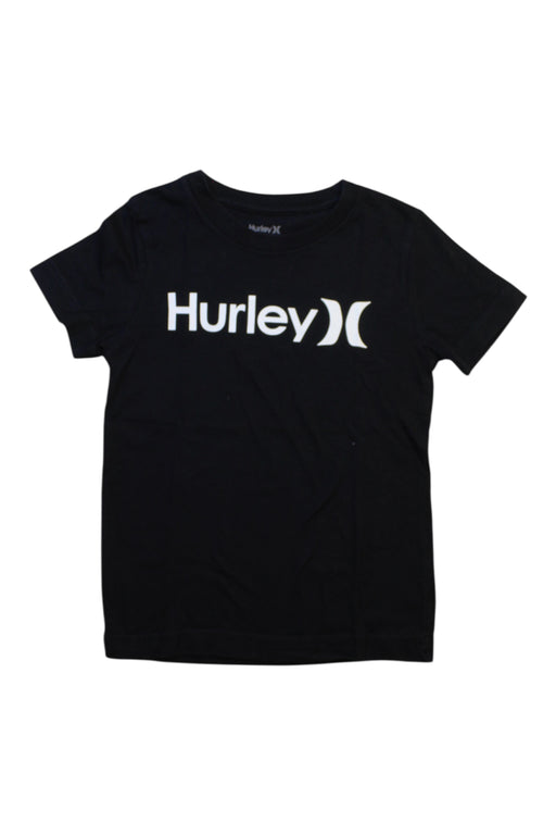 A Black Short Sleeve T Shirts from Hurley in size 6T for boy. (Front View)