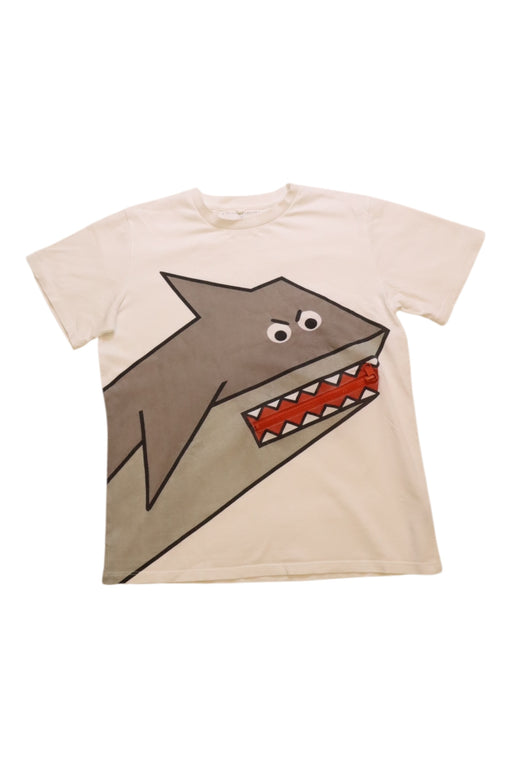 A Beige Short Sleeve T Shirts from Stella McCartney in size 12Y for boy. (Front View)