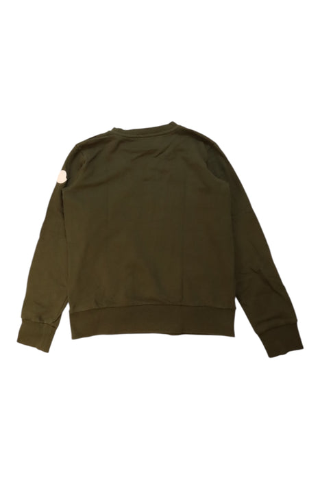 A Green Crewneck Sweatshirts from Moncler in size 12Y for boy. (Back View)