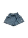 A Blue Shorts from Petit Bateau in size 5T for girl. (Front View)
