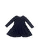 A Navy Long Sleeve Dresses from Jacadi in size 6T for girl. (Front View)