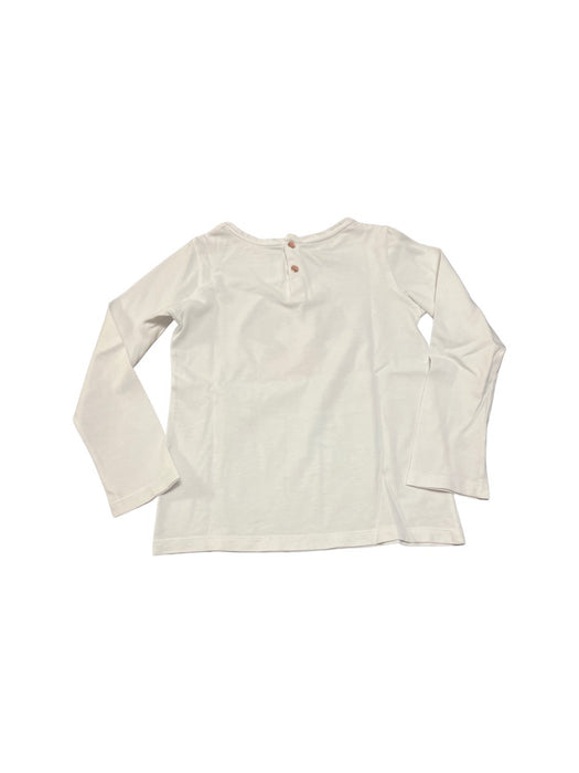 A White Long Sleeve T Shirts from Jacadi in size 6T for neutral. (Back View)