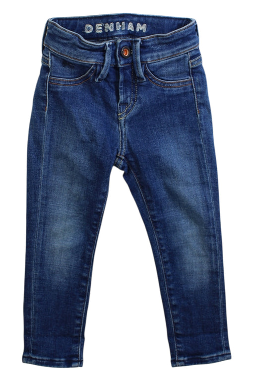 A Blue Jeans from Denham in size 12-18M for neutral. (Front View)