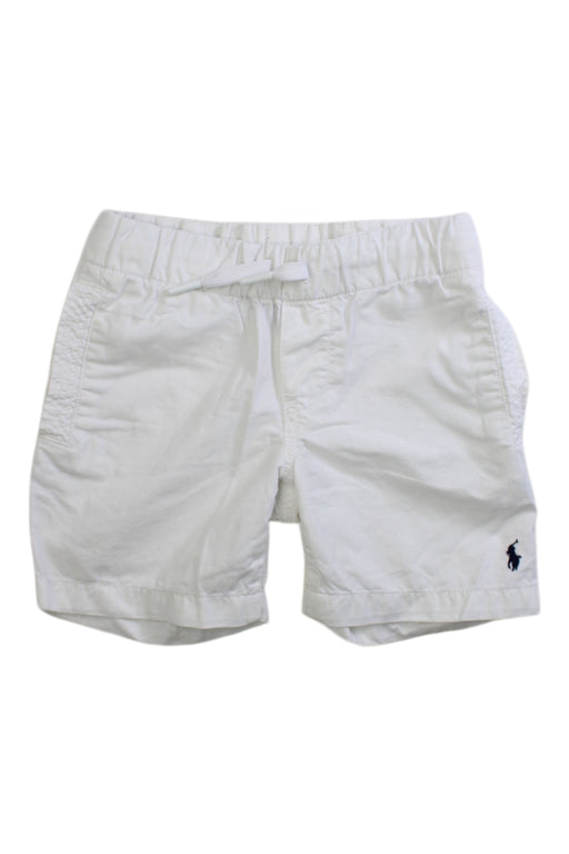 A White Shorts from Polo Ralph Lauren in size 3T for girl. (Front View)