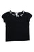 A Black Short Sleeve Tops from Janie & Jack in size 2T for girl. (Front View)
