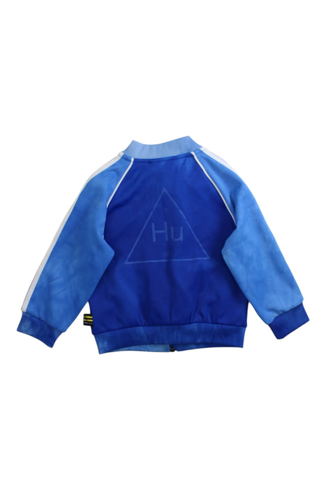 A Blue Lightweight Jackets from Adidas in size 6-12M for boy. (Back View)
