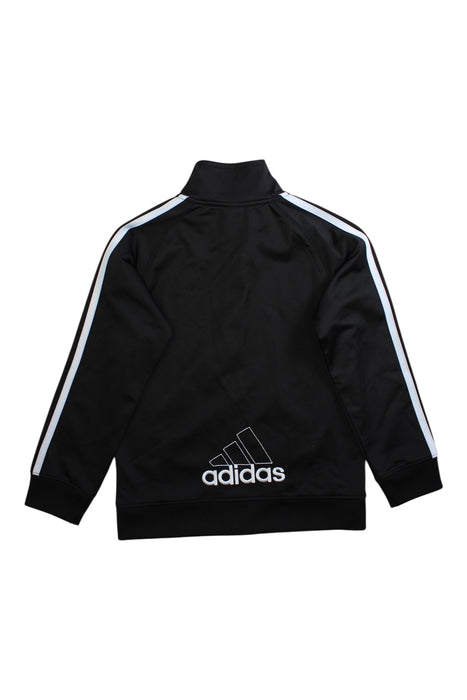 A Black Zippered Sweatshirts from Adidas in size 6T for boy. (Back View)