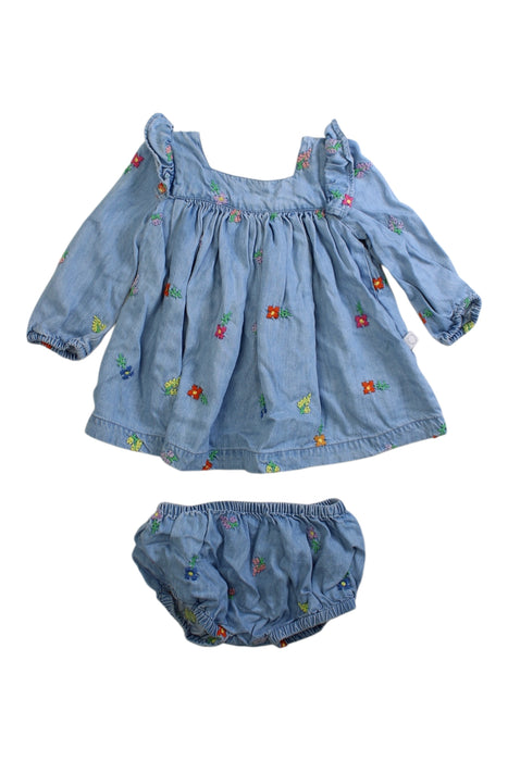 A Blue Shorts Sets from Stella McCartney in size 3-6M for girl. (Front View)
