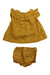 A Yellow Dress Sets from Janie & Jack in size 3-6M for girl. (Back View)