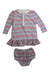 A Multicolour Dress Sets from Ralph Lauren in size 3-6M for girl. (Front View)