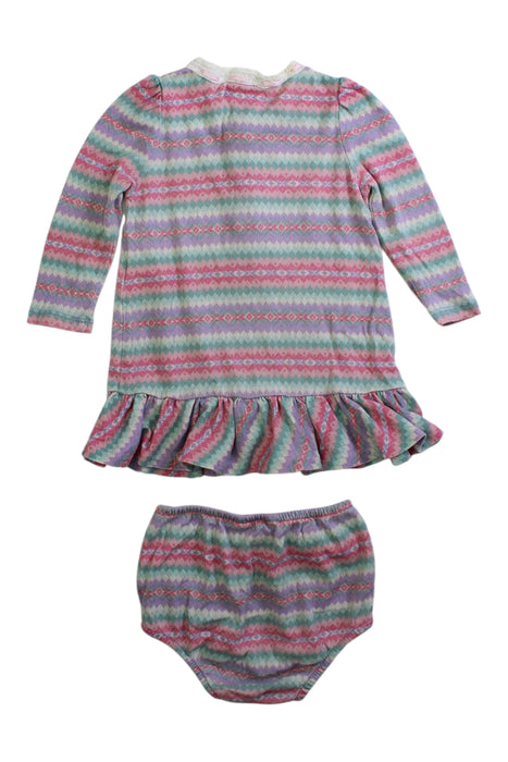 A Multicolour Dress Sets from Ralph Lauren in size 3-6M for girl. (Back View)