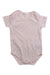 A Pink Short Sleeve Bodysuits from Dolce & Gabbana in size 3-6M for girl. (Front View)