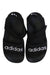 A Black Sandals from Adidas in size 5T for neutral. (Back View)