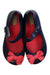 A Navy Flats from Mini Melissa in size 4T for girl. (Back View)