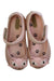 A Pink Flats from Mini Melissa in size 3T for girl. (Back View)