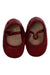 A Burgundy Flats from Charles & Keith in size 12-18M for girl. (Back View)