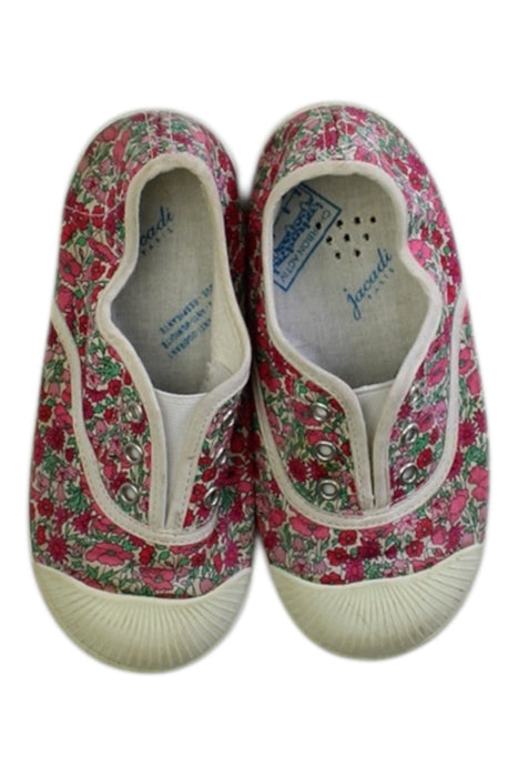 A Multicolour Slip Ons from Jacadi in size 4T for girl. (Back View)