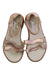 A Pink Sandals from Jacadi in size 3T for girl. (Back View)