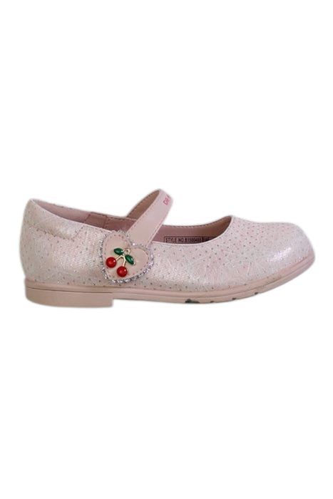 A Pink Flats from Dr. Kong in size 4T for girl. (Front View)
