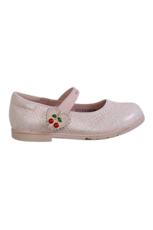 A Pink Flats from Dr. Kong in size 4T for girl. (Front View)